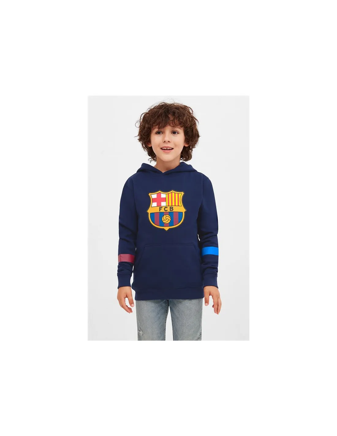 Sudadera F.C.Barcelona escudo Barça Junior