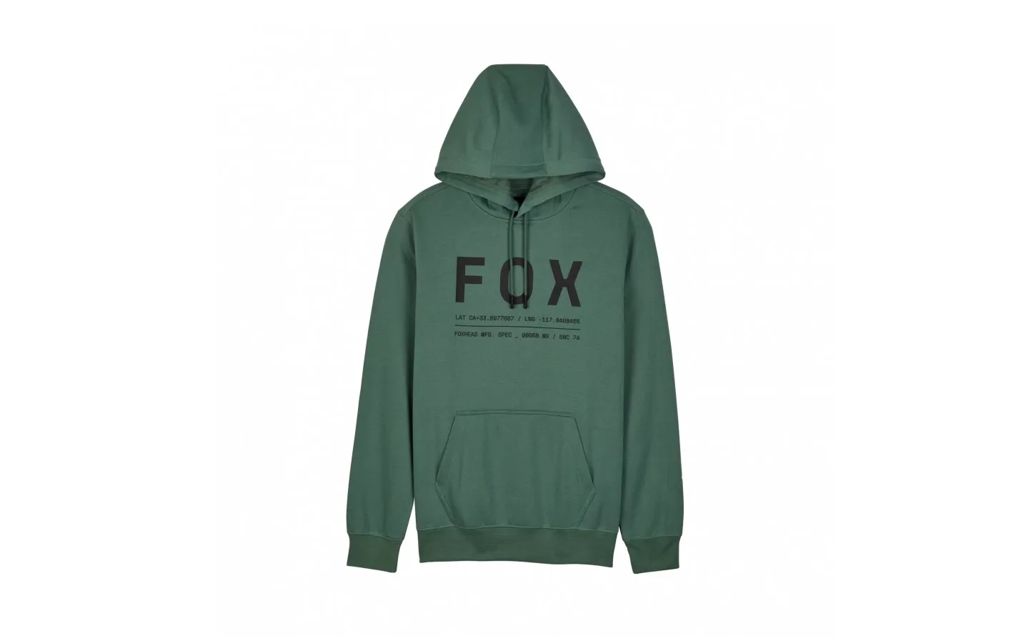 SUDADERA FOX CON CAPUCHA NON STOP VERDE |31676041|