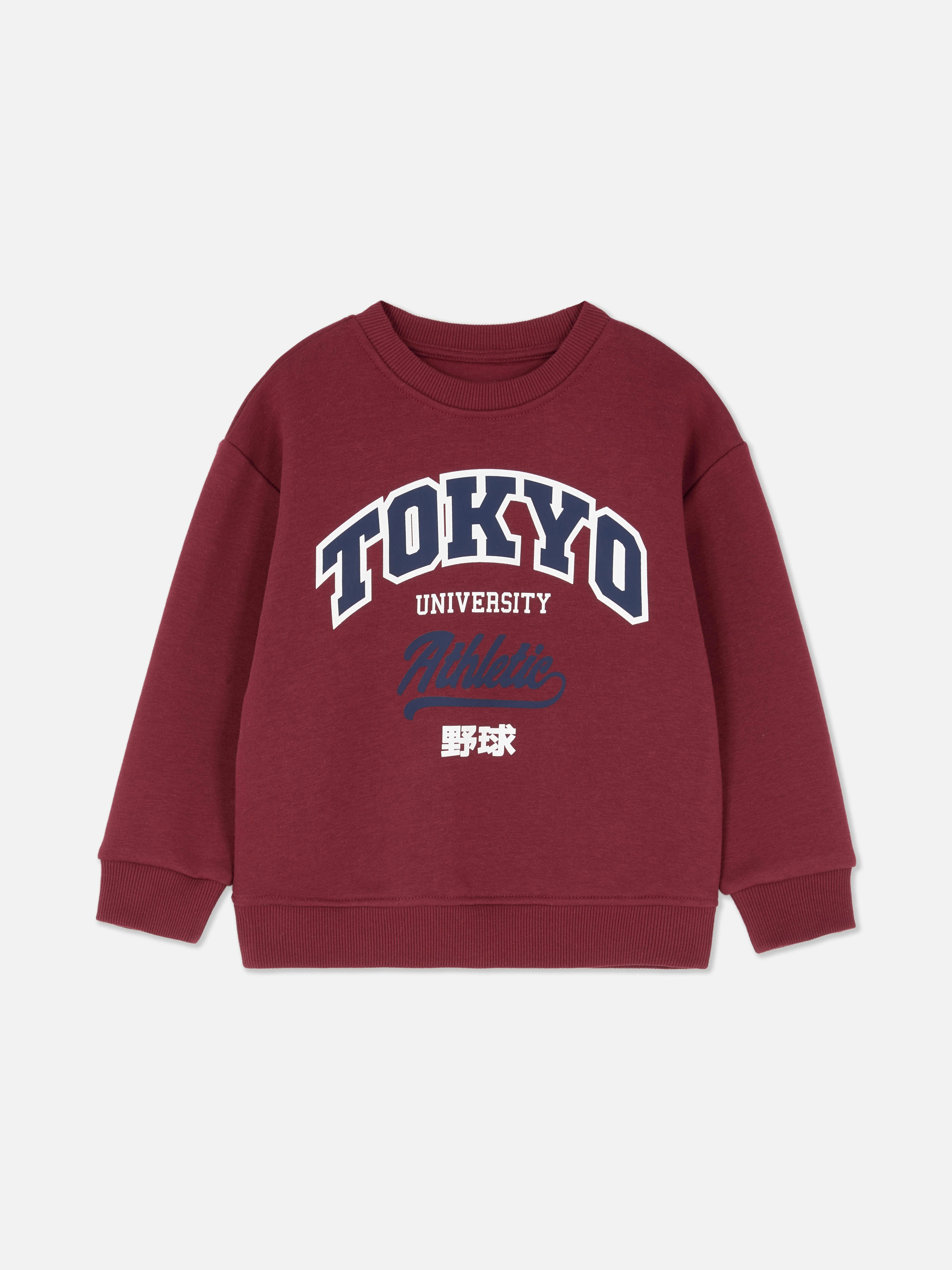 Sudadera gráfica de cuello redondo