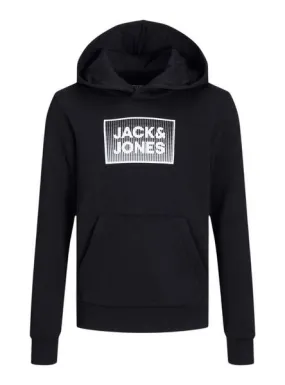 Sudadera Jack and Jones Steall Negro Para Niño