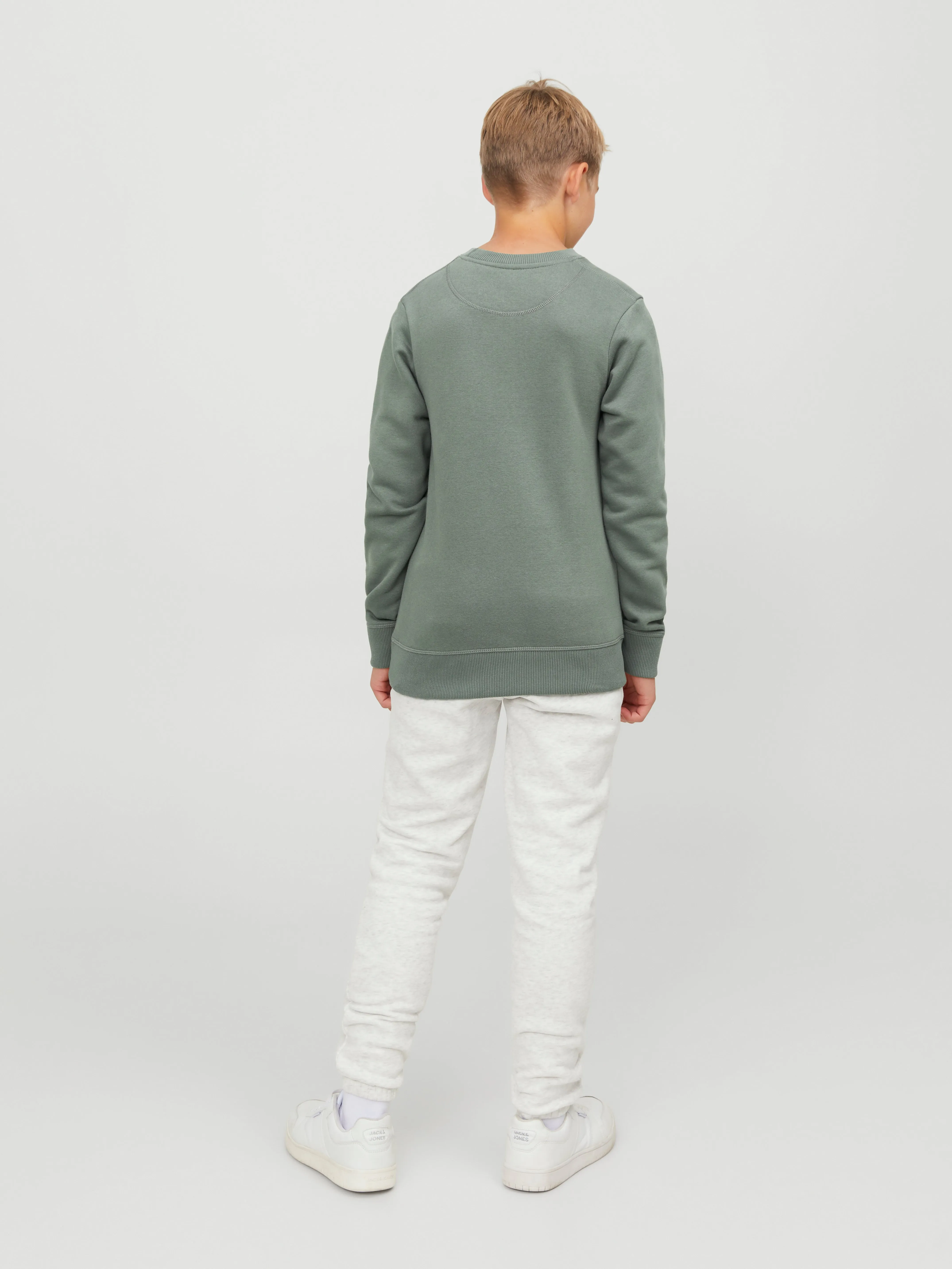 Sudadera Logotipo Junior | Verde intermedio | Jack & Jones®