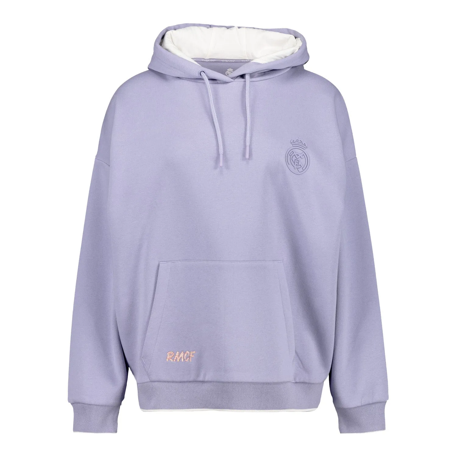 Sudadera Mujer Real Madrid Ladies Vintage Capucha Lila