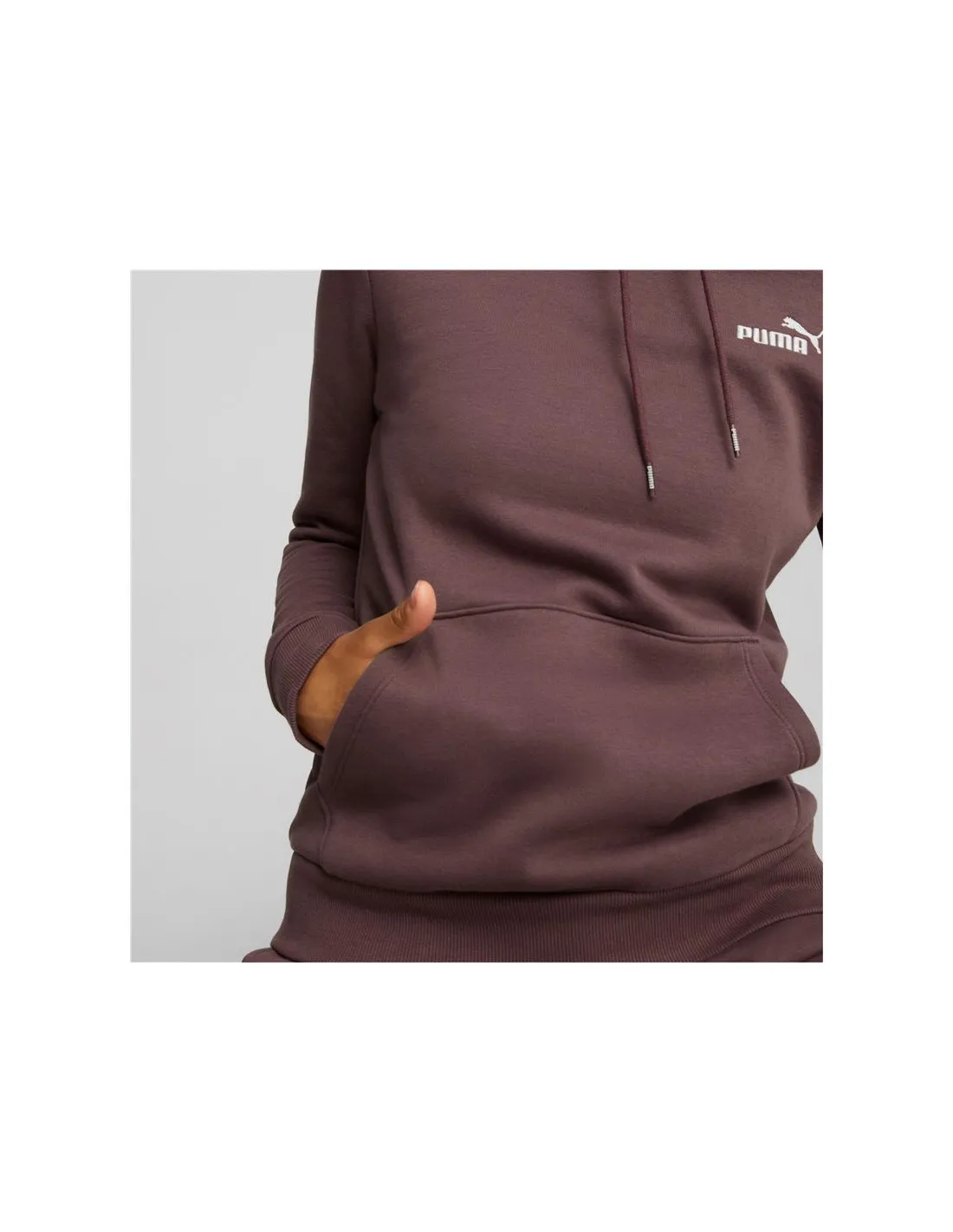 Sudadera Puma Essentials+ Embroidery Mujer Brown