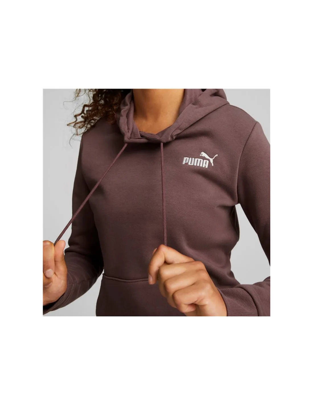 Sudadera Puma Essentials+ Embroidery Mujer Brown