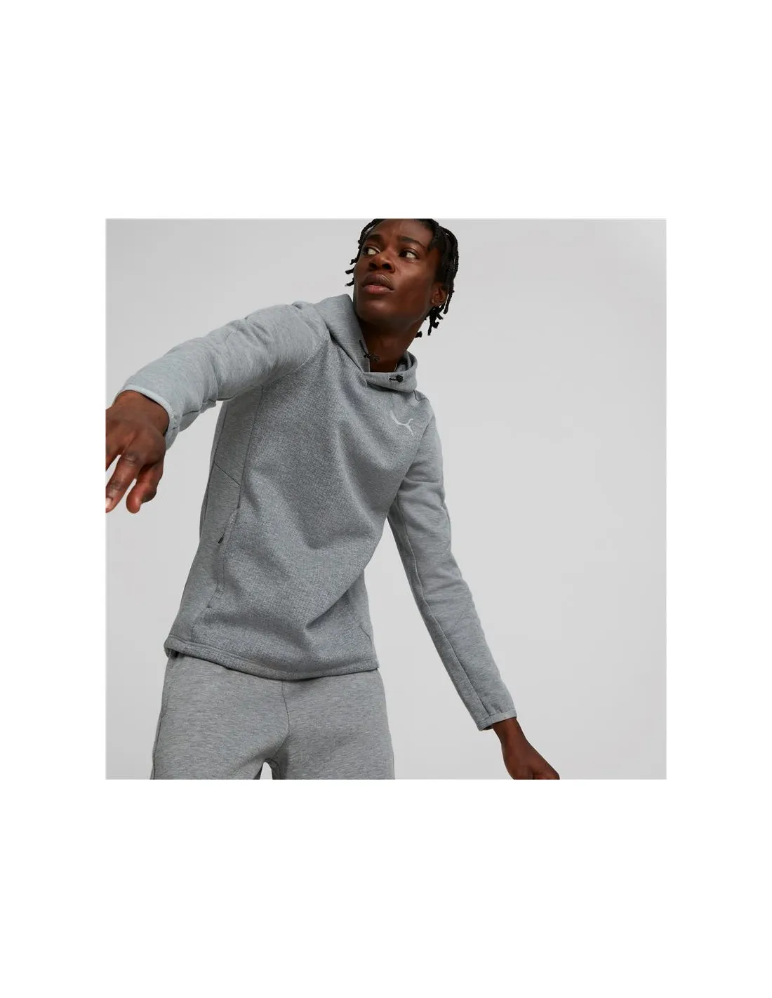 Sudadera Puma Evostripe Hombre Grey