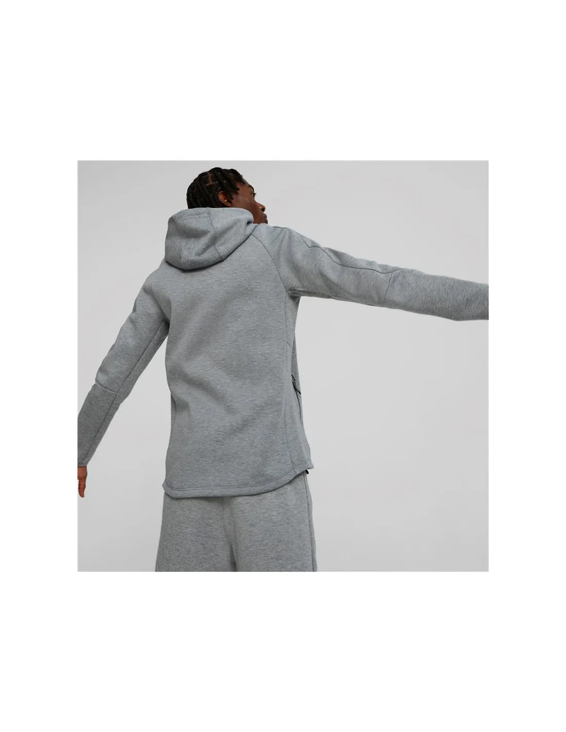 Sudadera Puma Evostripe Hombre Grey