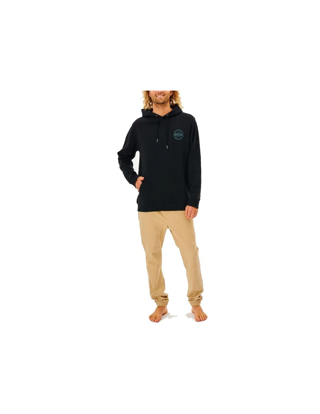 Sudadera Rip Curl Re Entry Hombre BK