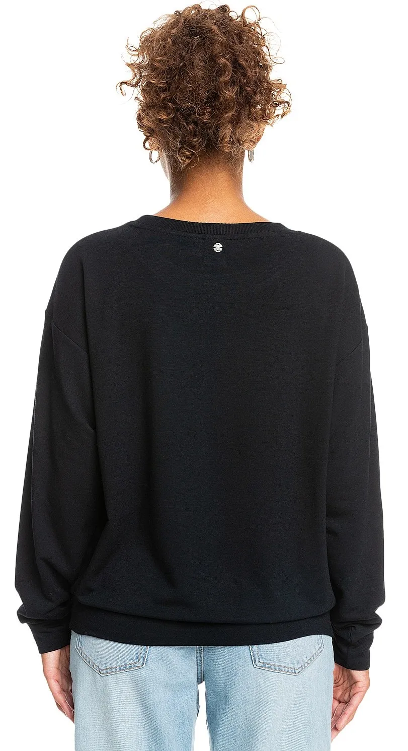 SUDADERA ROXY SURFING BY MOONLIGHT A  KVJ0/ANTHRACITE  WOMEN´S