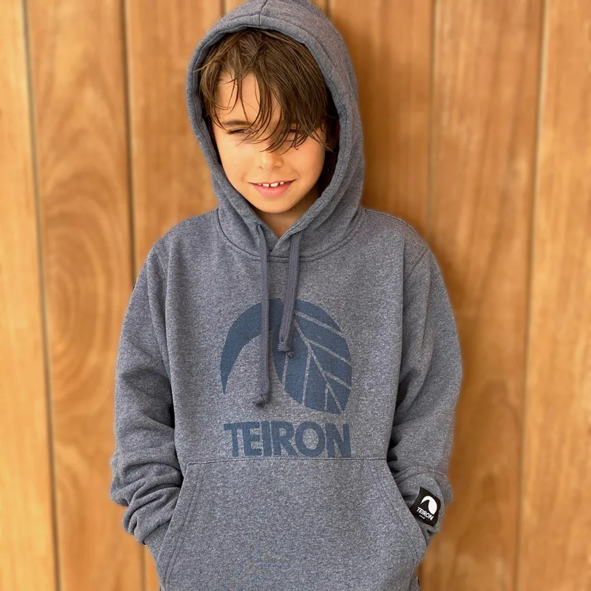 Sudadera Teiron con Capucha Logo Eco Para Niños 