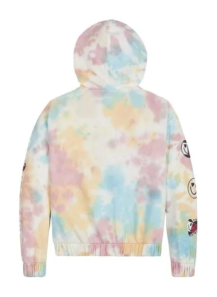 Sudadera Tommy Hilfiger Zip Tie Dye Multi Niña