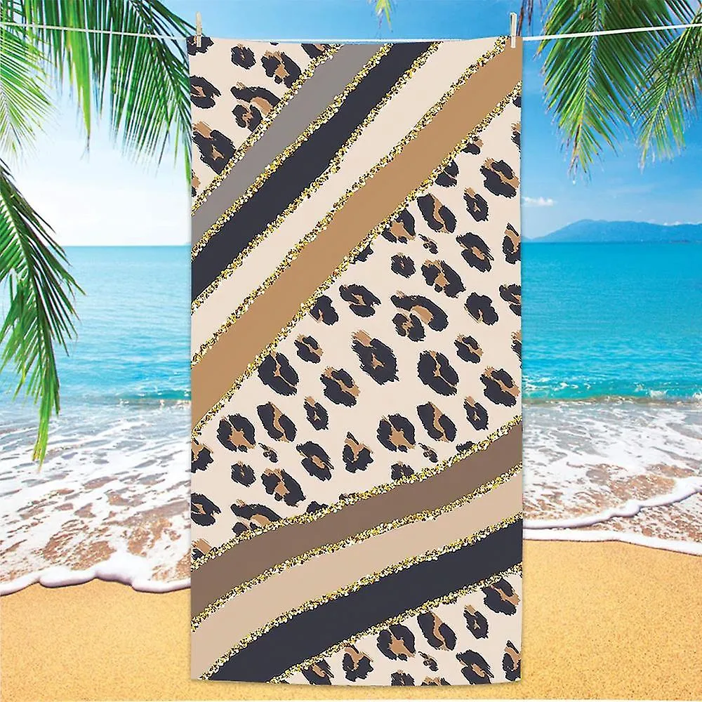 Summer Boho Beach Towel Women Men Microfiber Quick Dry Bath Towels One Side Printed Beach Cover Sand Free Portable Travel Towel