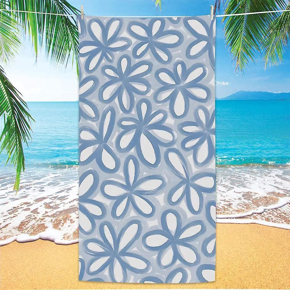 Summer Boho Beach Towel Women Men Microfiber Quick Dry Bath Towels One Side Printed Beach Cover Sand Free Portable Travel Towel