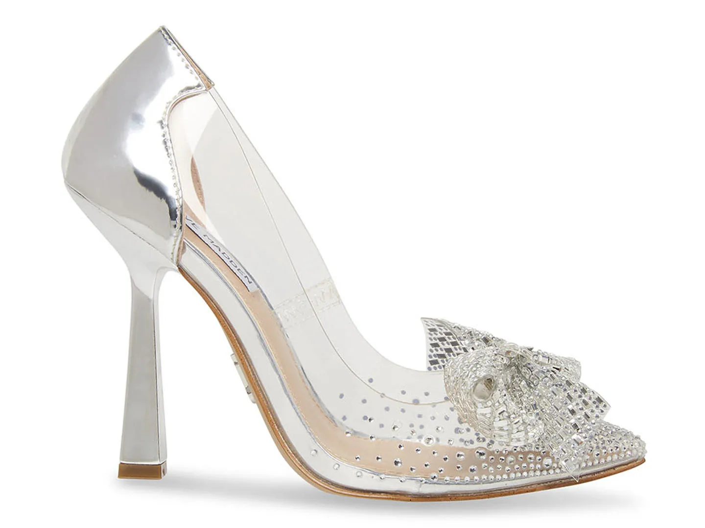 Tacones Steve Madden Prince Plata Para Mujer