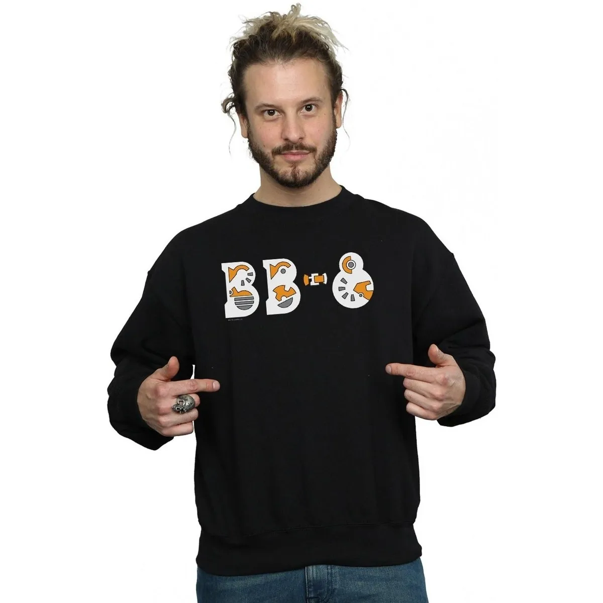 THE RISE OF SKYWALKER BB8 TEXT LOGO