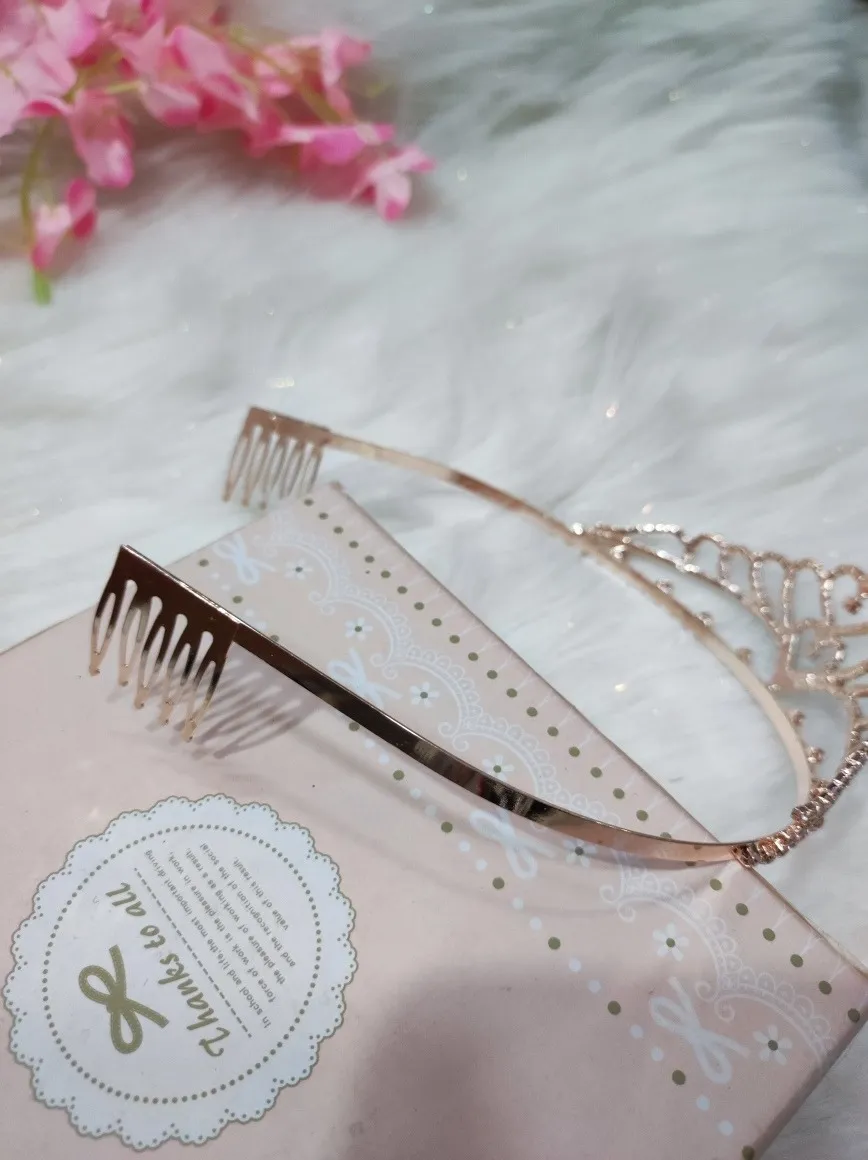 Tiara Tocado Corona Niña Peineta Princesa Cumpleaños