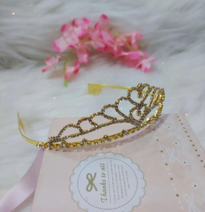 Tiara Tocado Corona Niña Peineta Princesa Cumpleaños