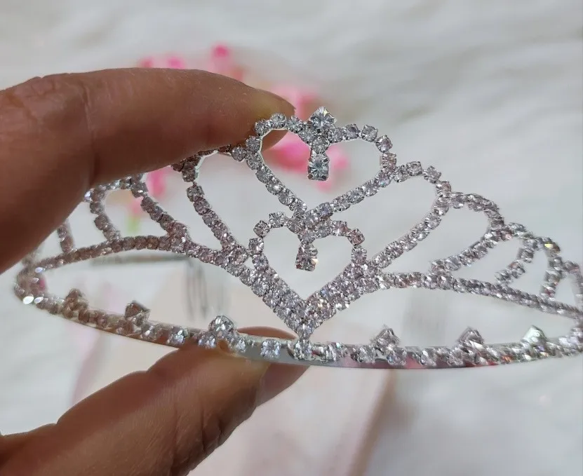 Tiara Tocado Corona Niña Peineta Princesa Cumpleaños