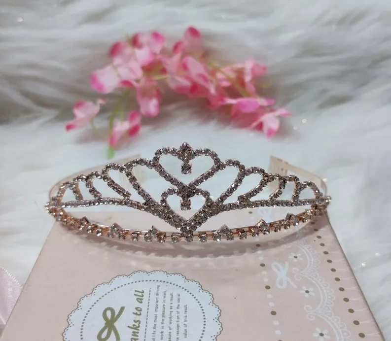 Tiara Tocado Corona Niña Peineta Princesa Cumpleaños