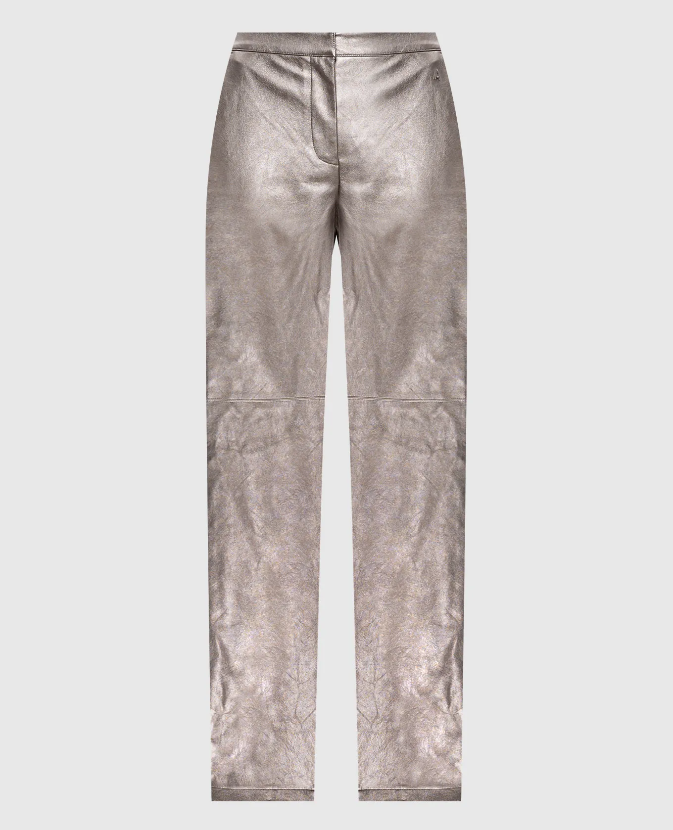 Twinset Actitude Beige pants with metallic logo