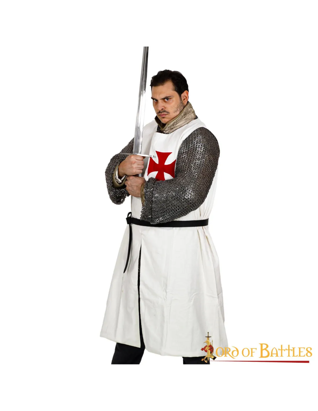 Túnica medieval de los caballeros templarios