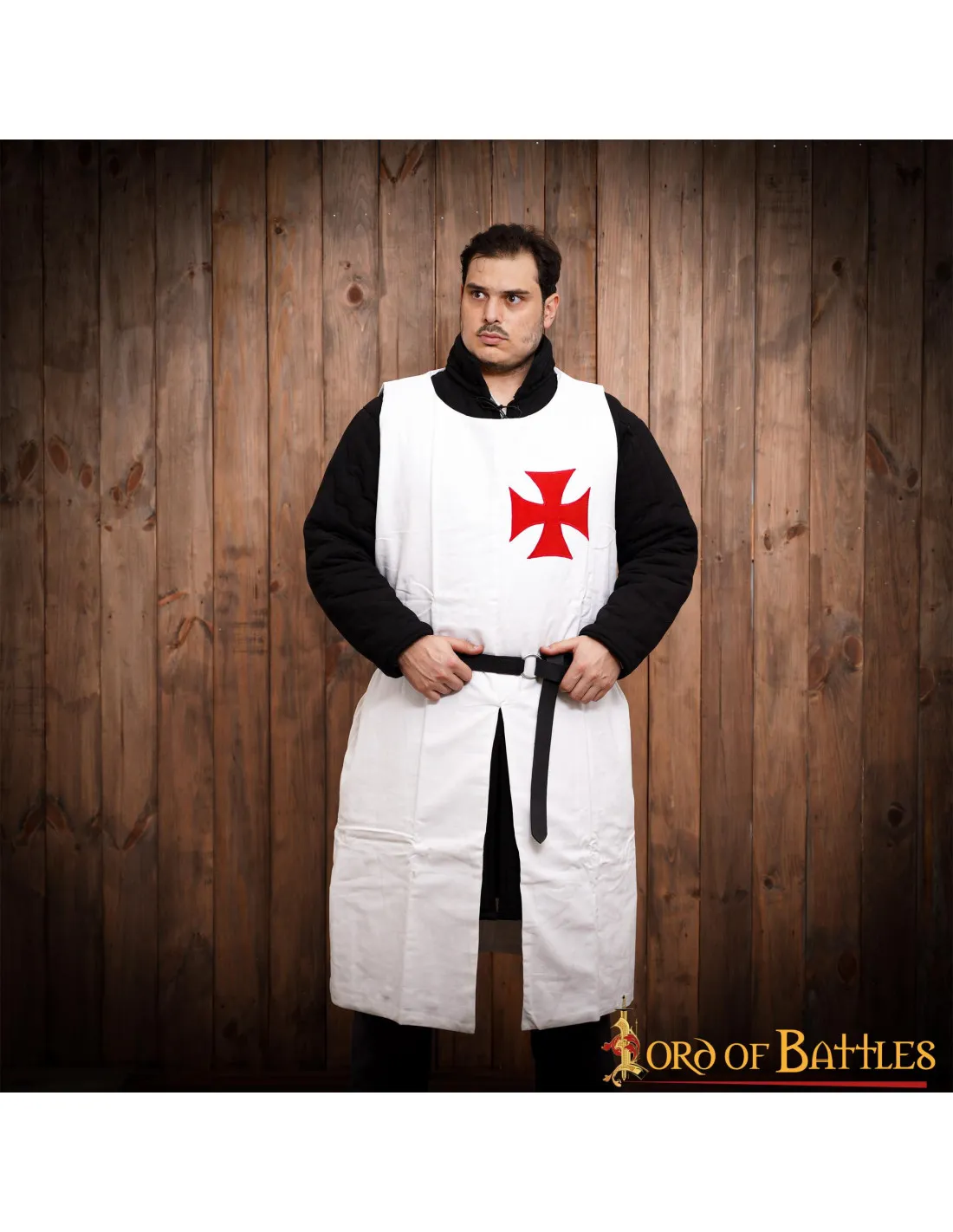 Túnica medieval de los caballeros templarios