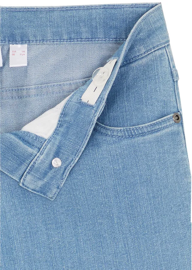 Vaqueros cargo de niña Denim claro