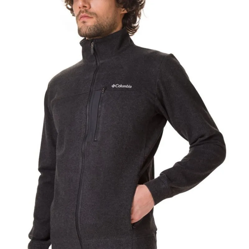 Vellón de hombre con cremallera Columbia Panorama (negro)