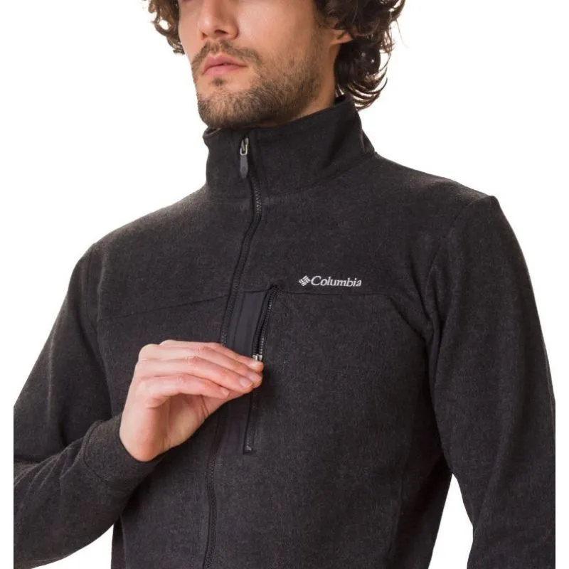 Vellón de hombre con cremallera Columbia Panorama (negro)