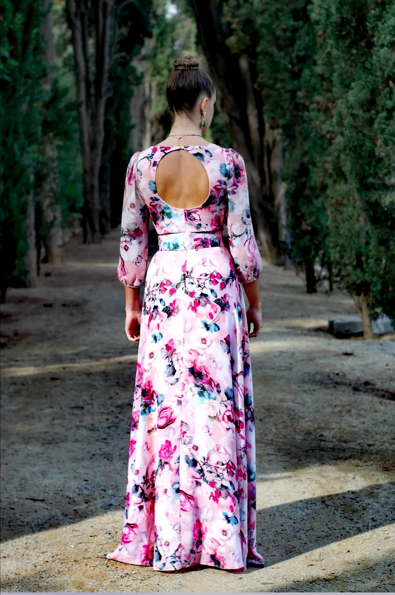 Vestido largo estilo boho chic