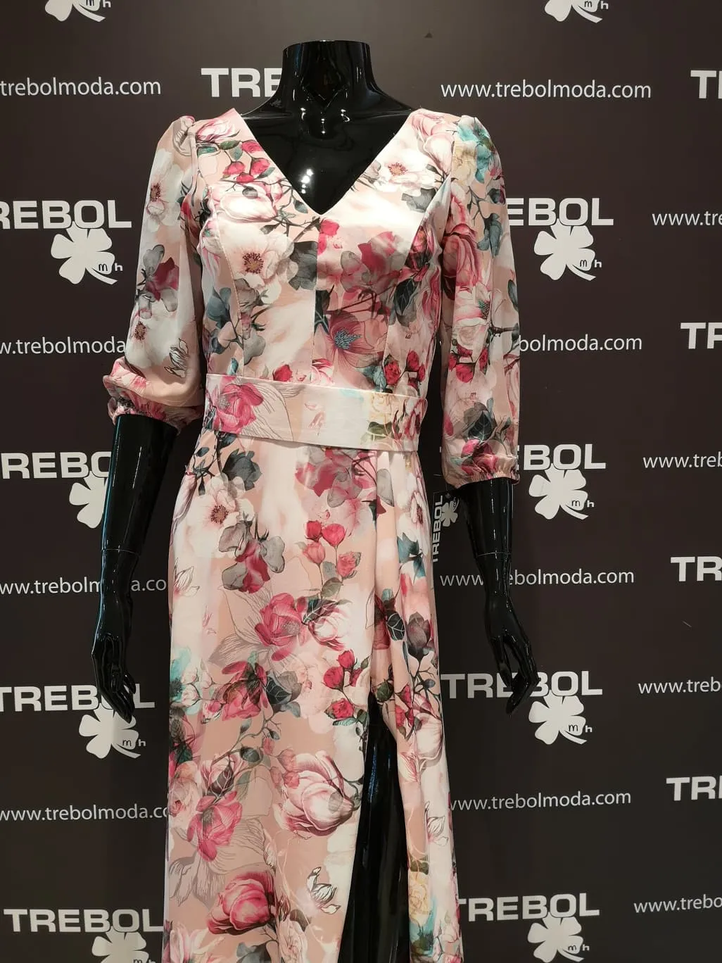 Vestido largo estilo boho chic