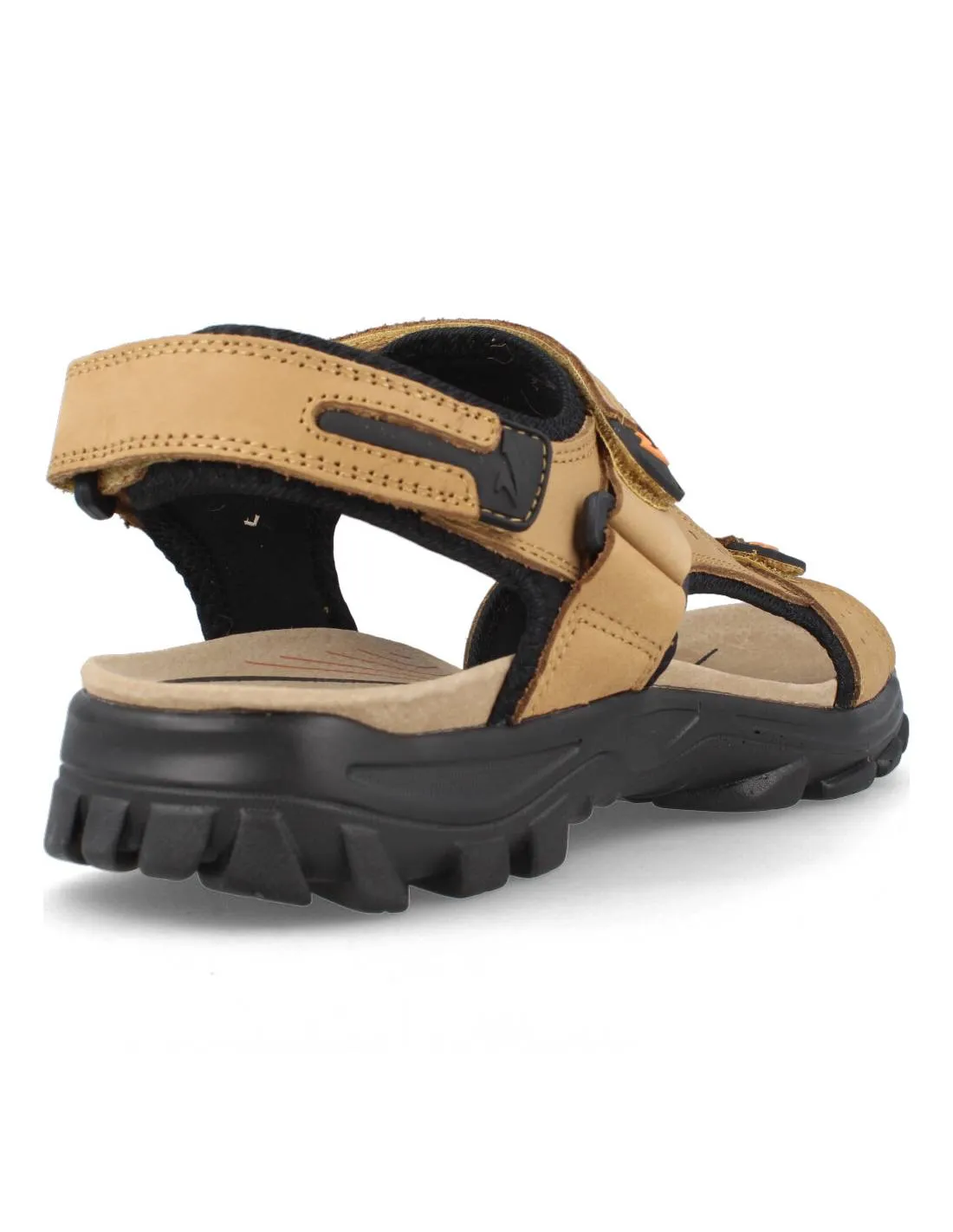 VICMART  SANDALIA CALIFORNIANA VELCROS PIEL TAUPE