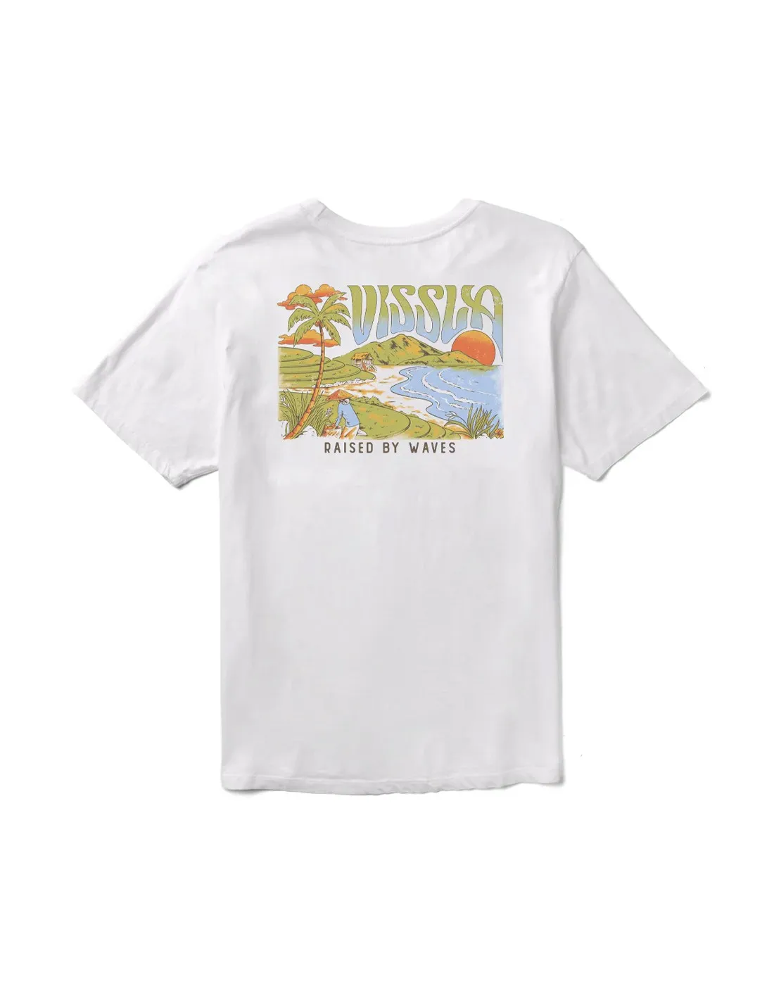VISSLA BALI BELLY PREMIUM TEE WHITE