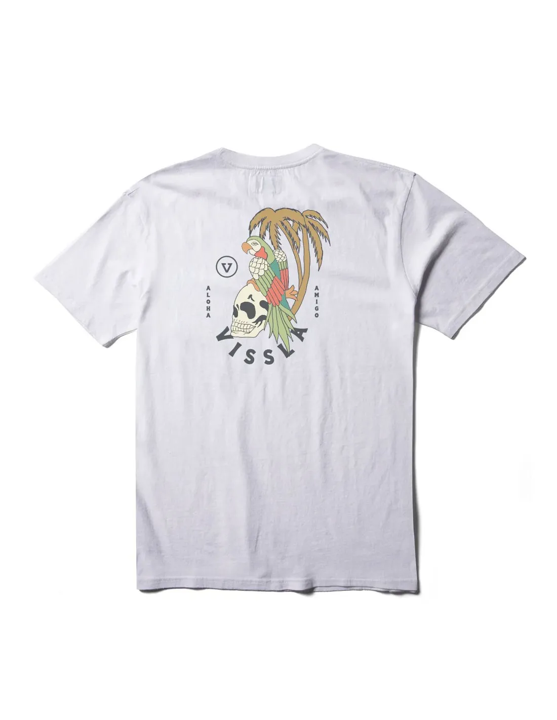 VISSLA PARRODISE SS TEE WHITE