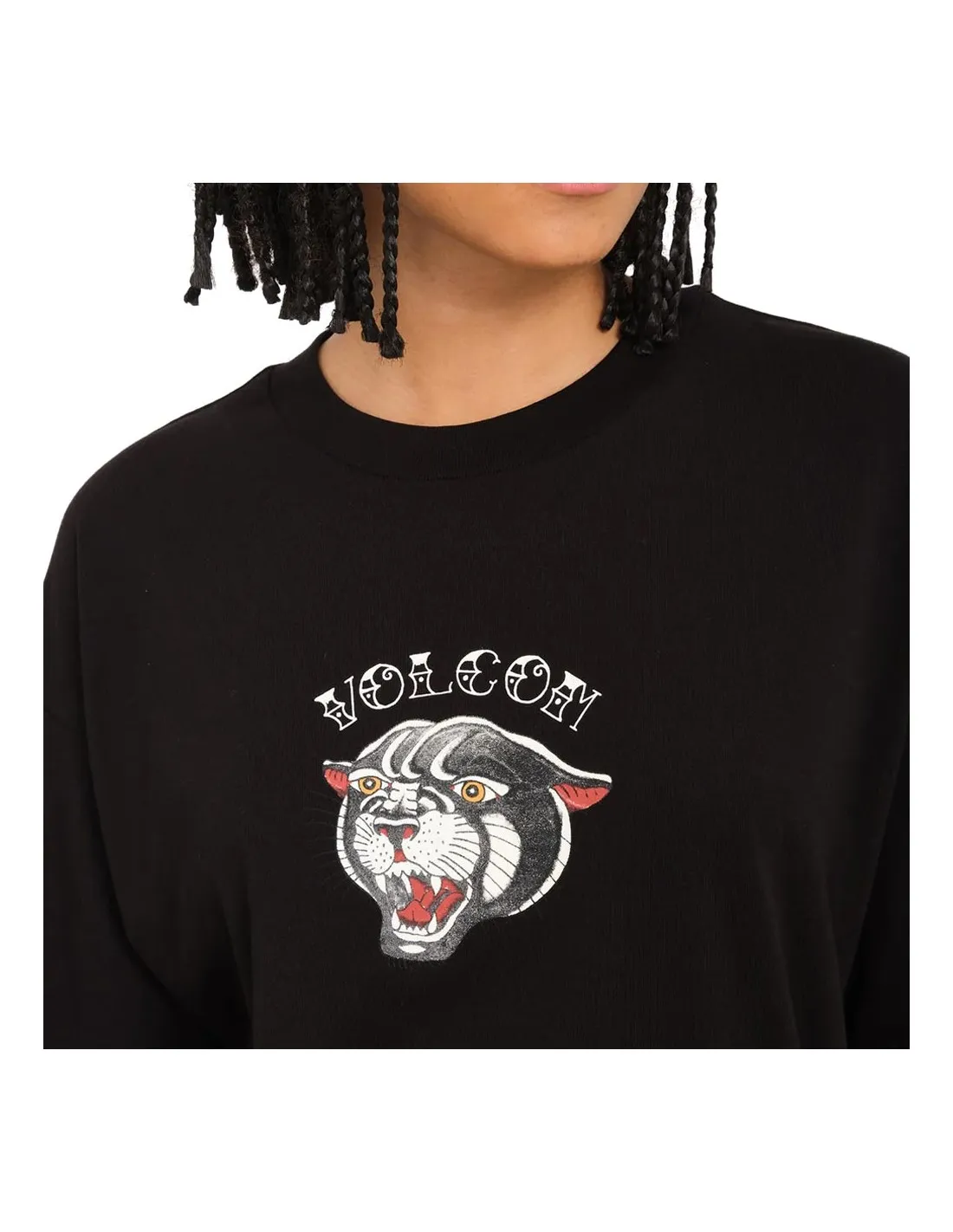VOLCOM RIDE THE TEE BLACK
