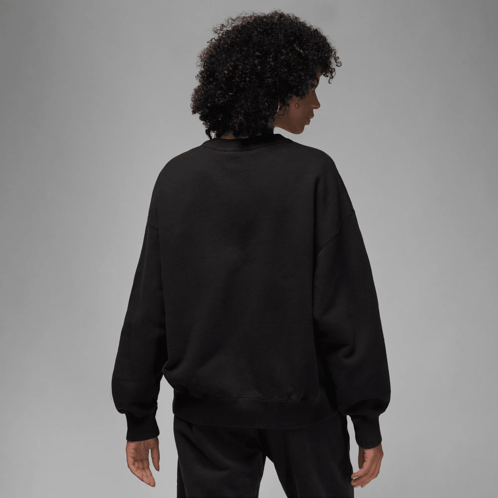 W Jordan Wordmark Crewneck Black/Red