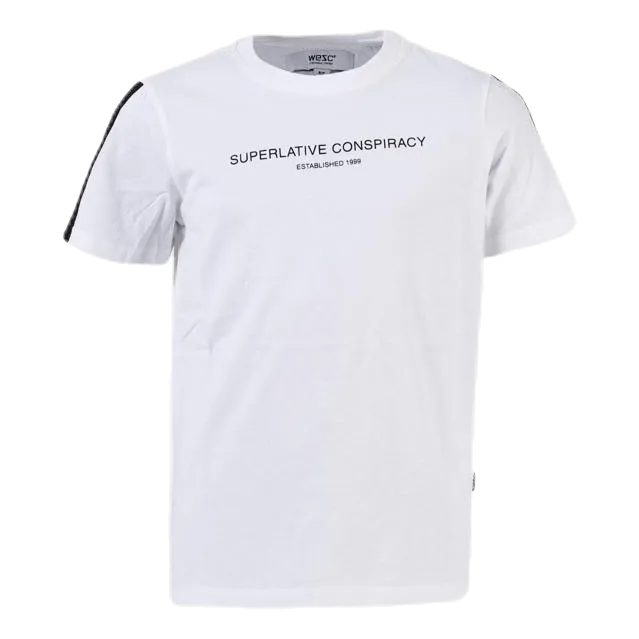 Wesc Superlative Conspiracy Logo Tee Youth White