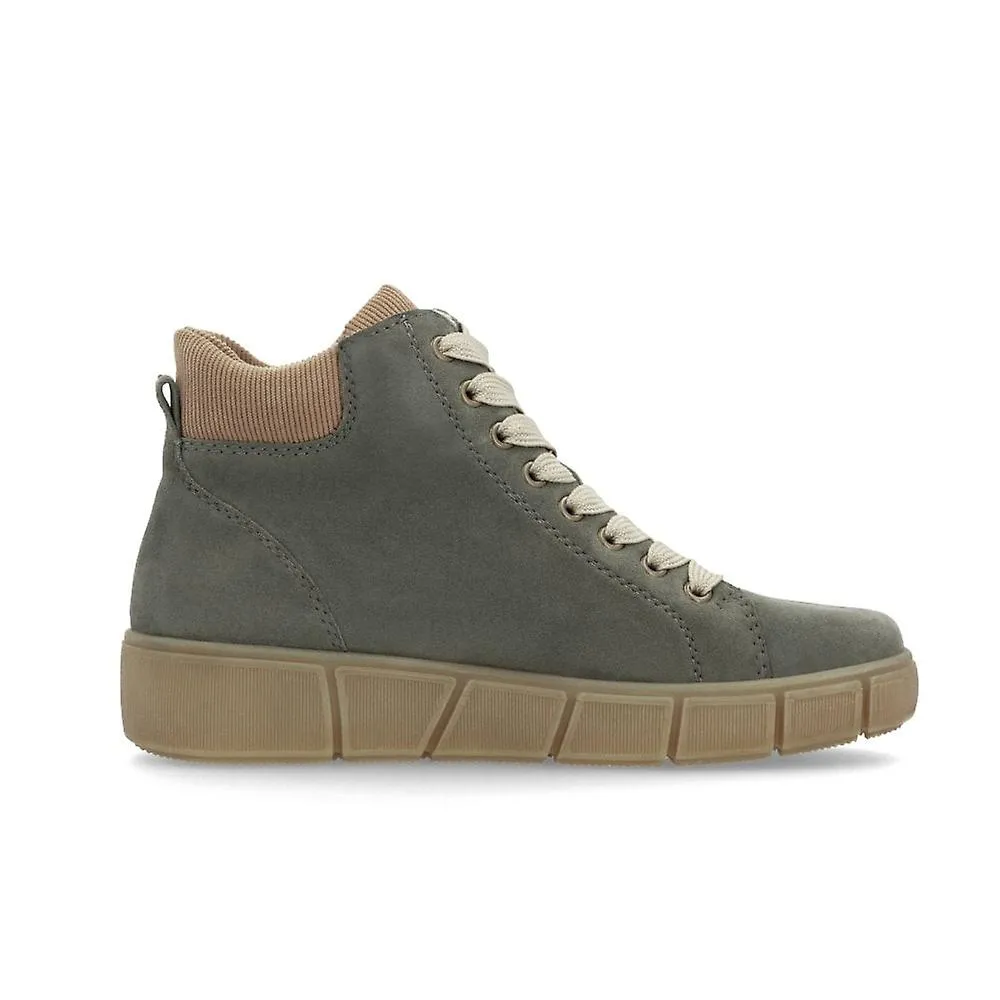 WOMEN'S REMONTE D1T7054 | MOOR GREEN | WOMEN'S CASUAL ANKLE BOOTS