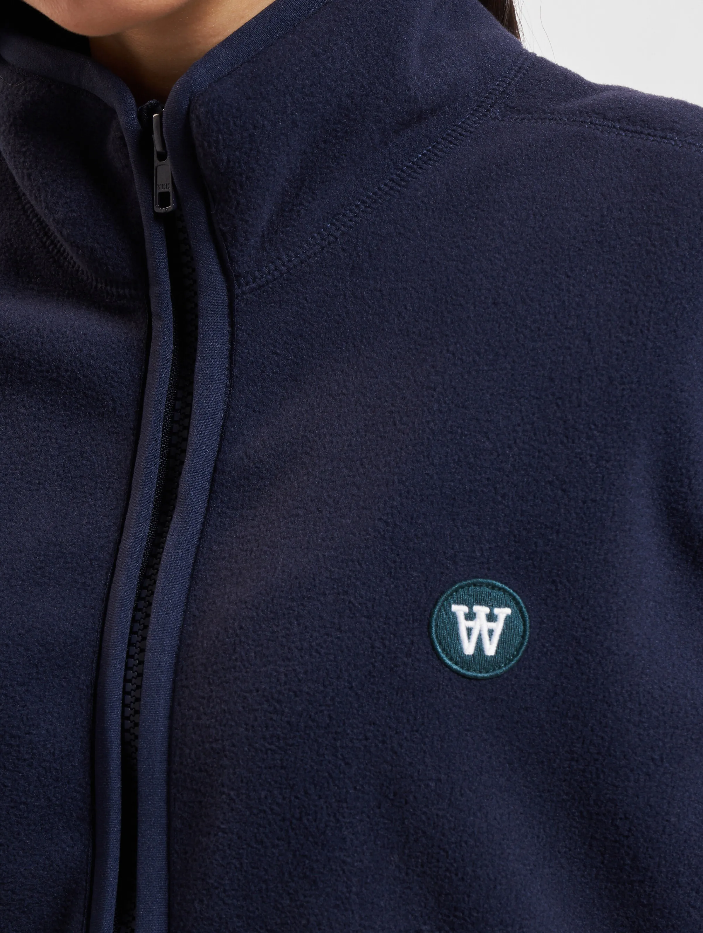 Wood Wood Wood Wood Dax Patch Zip Fleece Gilet