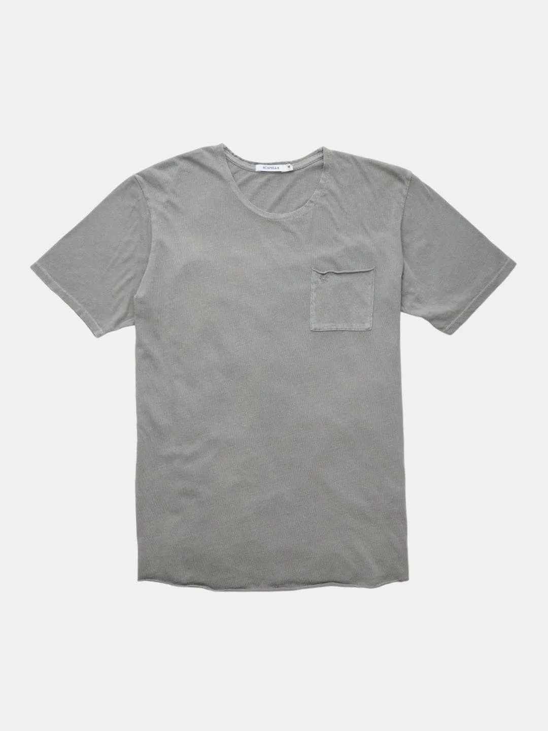 XPOCKET CURVED HEM  TEE