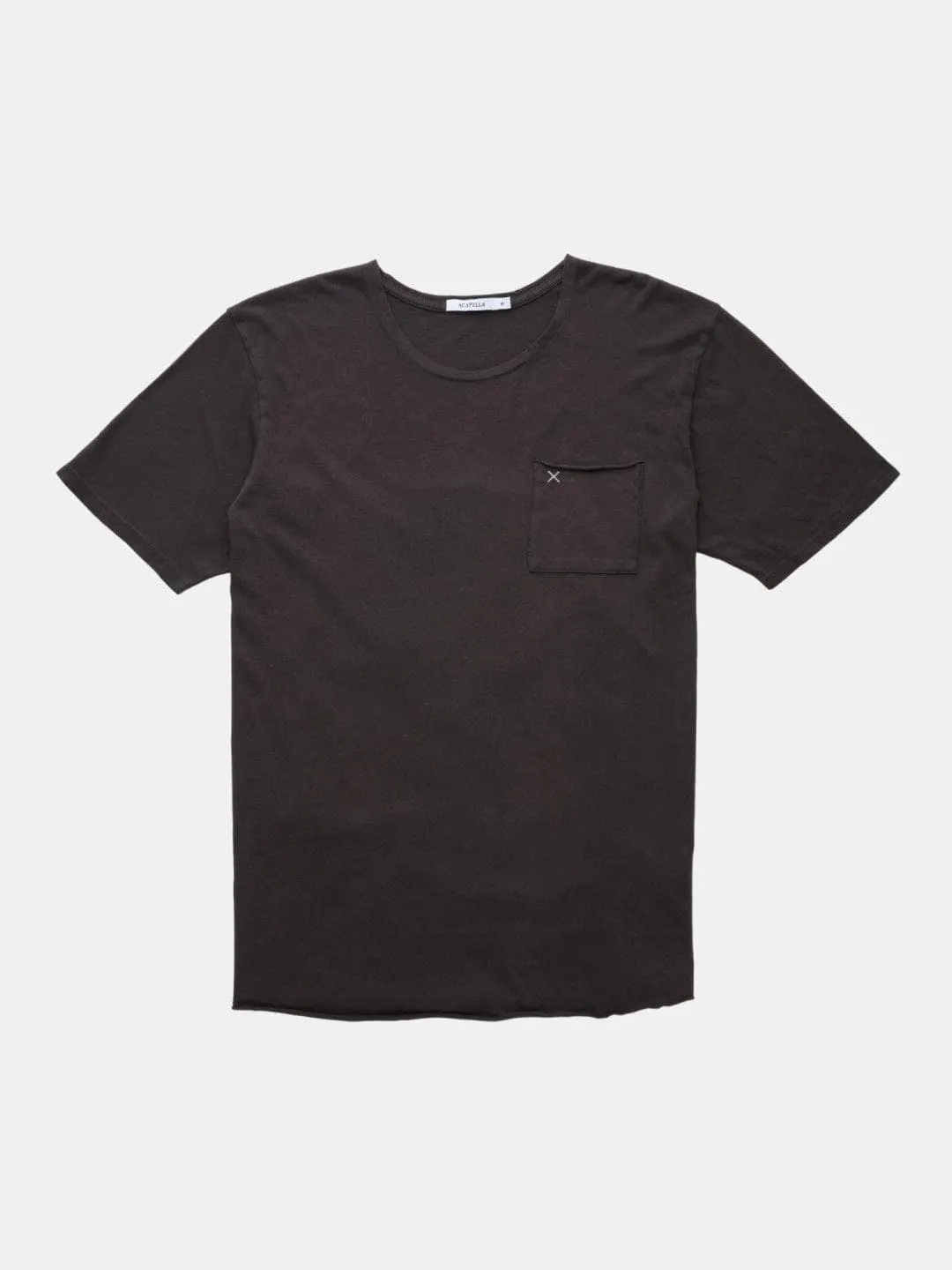XPOCKET CURVED HEM  TEE