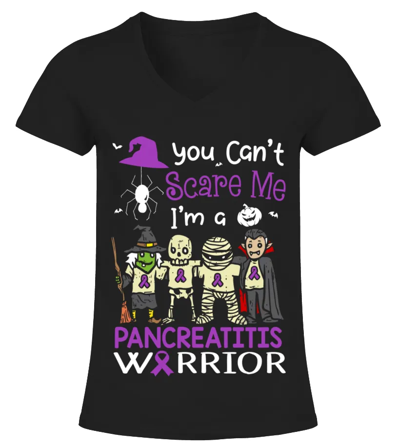 You Can't Scare Me ! Camiseta cuello pico Mujer