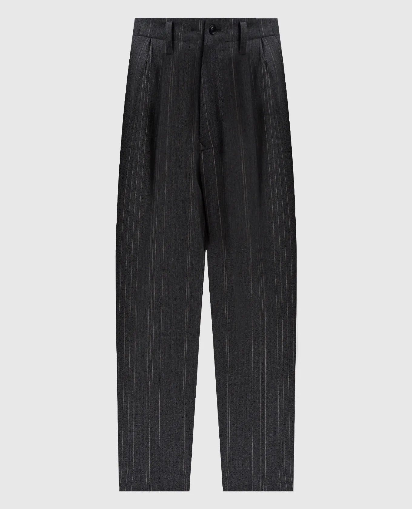 Y`S Yamamoto Gray striped pants