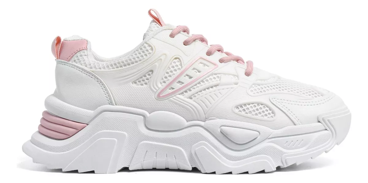 Zapatilla Urbana Mujer Plataforma Comoda Importado Elia 
