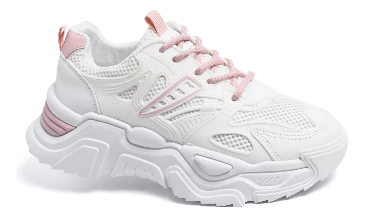 Zapatilla Urbana Mujer Plataforma Comoda Importado Elia 