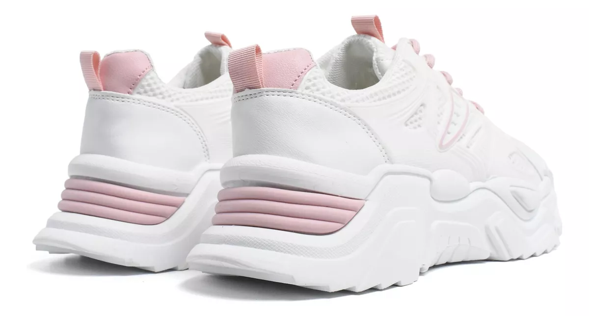 Zapatilla Urbana Mujer Plataforma Comoda Importado Elia 