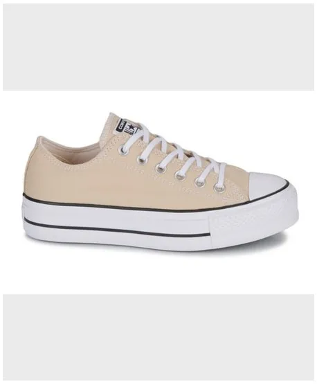 Zapatillas CONVERSE Plataforma All Star Lift Beige