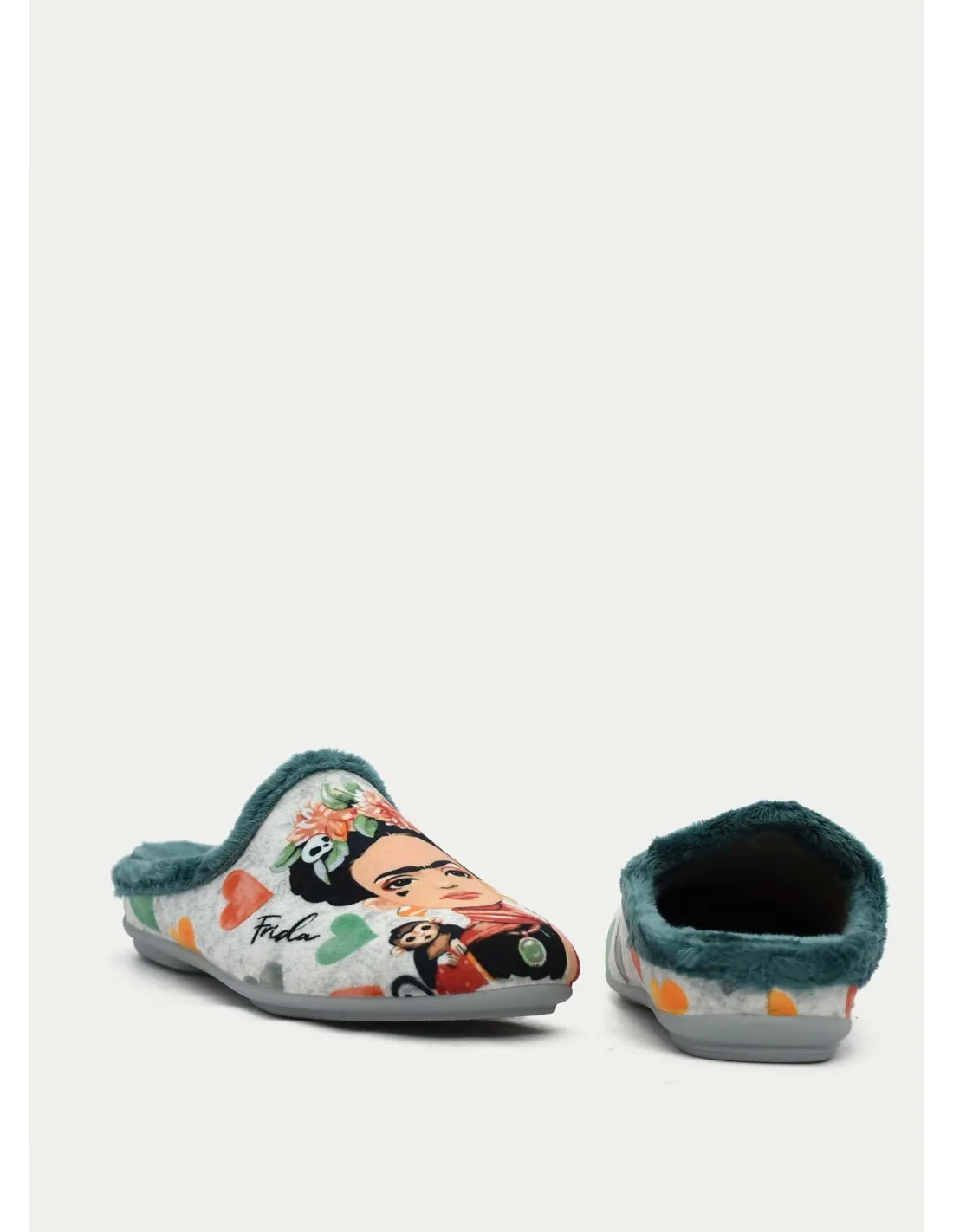 ZAPATILLAS DE CASA VULCABICHA 1371 GRIS CLARO 