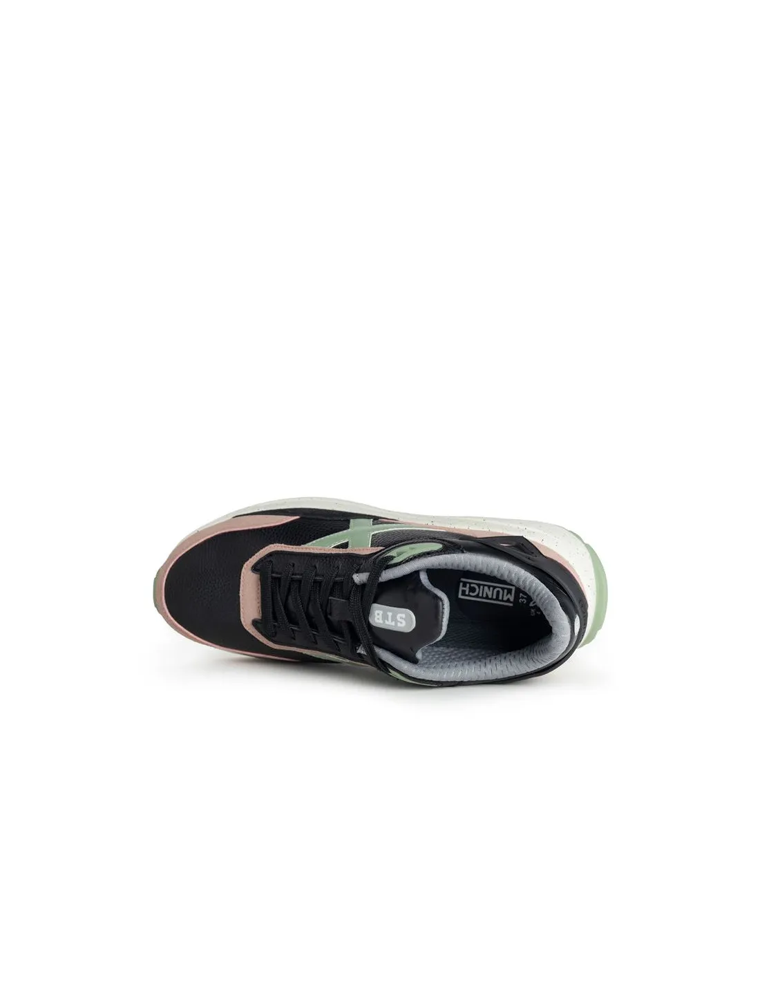 Zapatillas de Casual Munich Tip 26 Mujer Negro