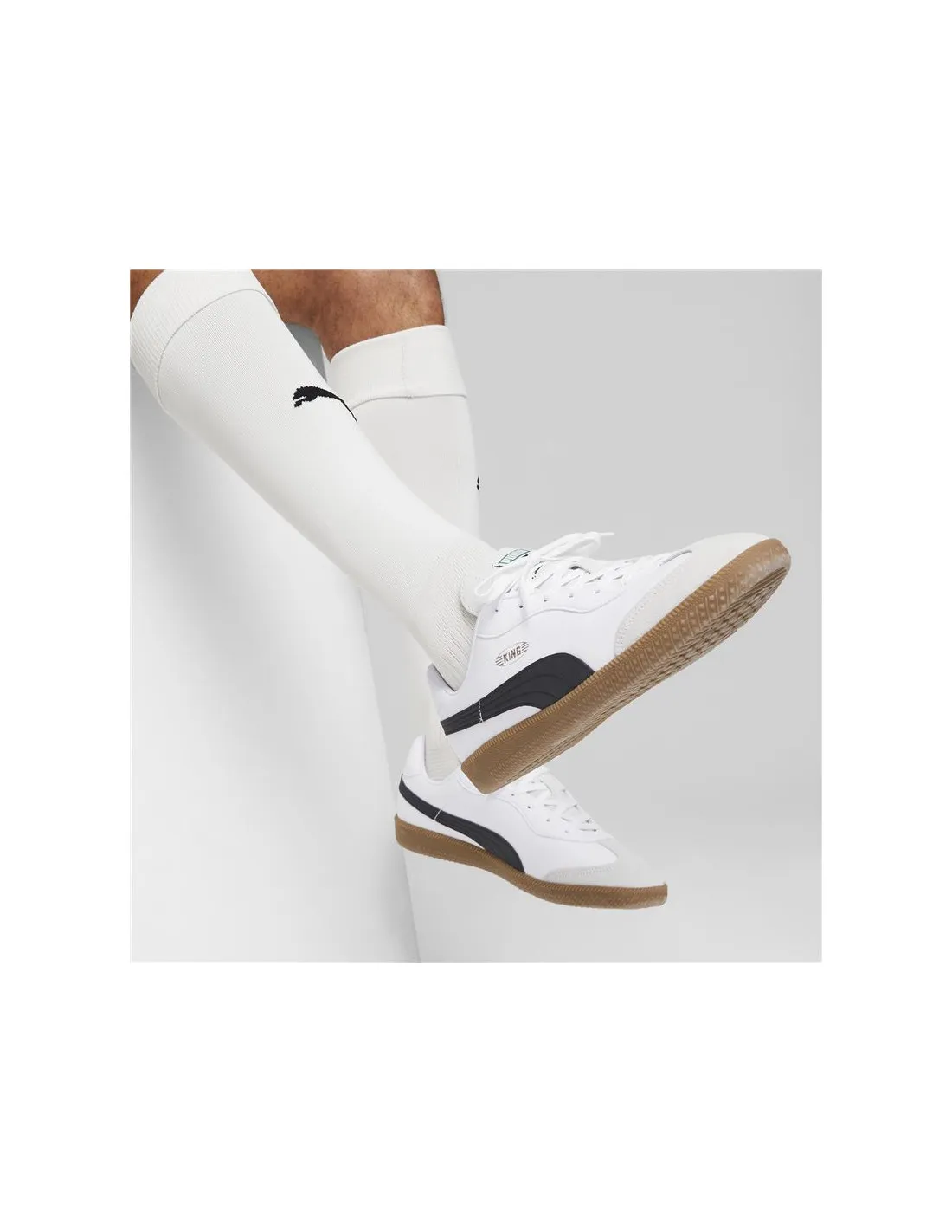 Zapatillas de Fútbol Sala Puma King 21 It Hombre Blanco