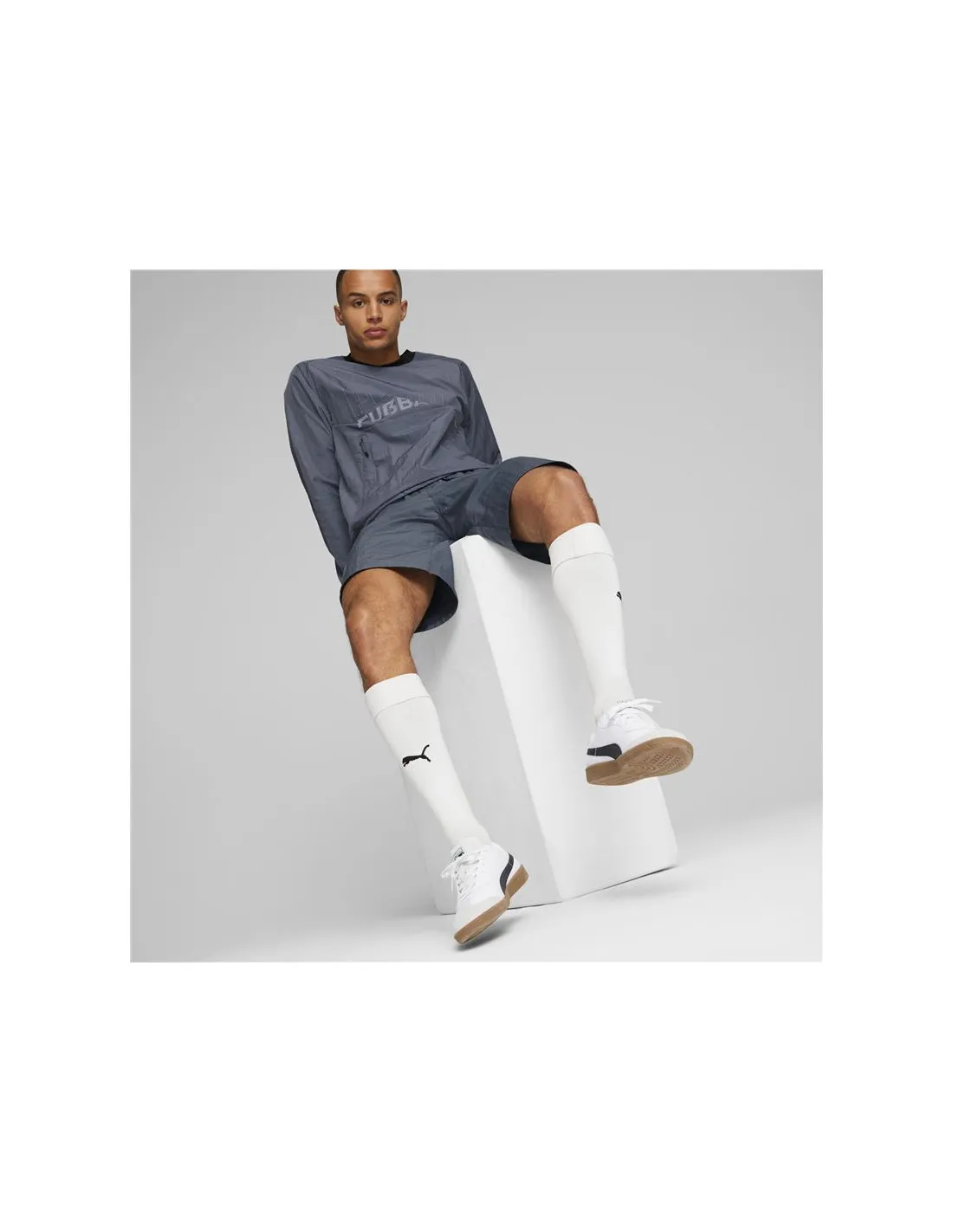 Zapatillas de Fútbol Sala Puma King 21 It Hombre Blanco
